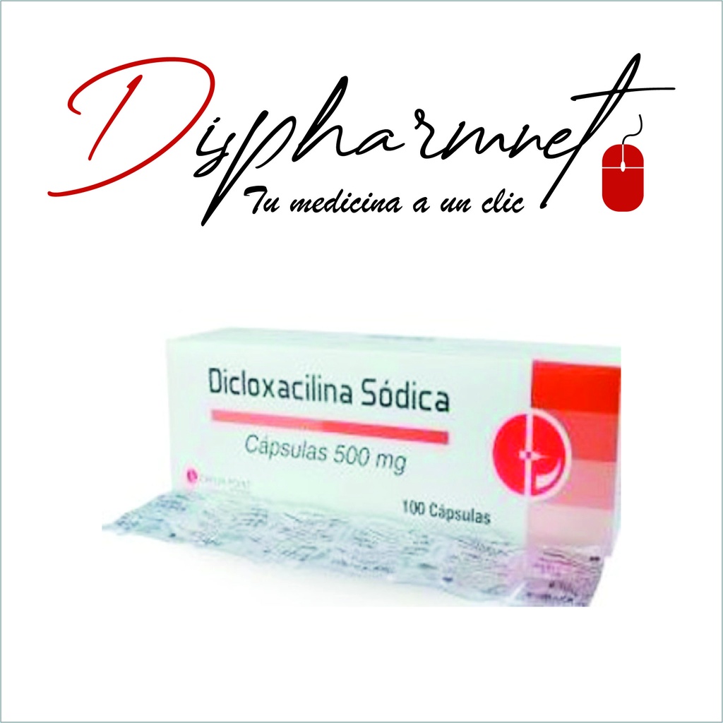 DICLOXACILINA SODICA  500MGX100 CAPS