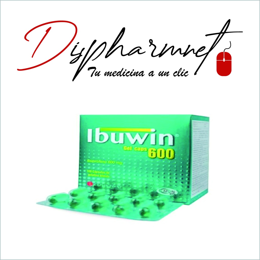 IBUWIN (IBUPROFENO)600 MG X 30 CAPS