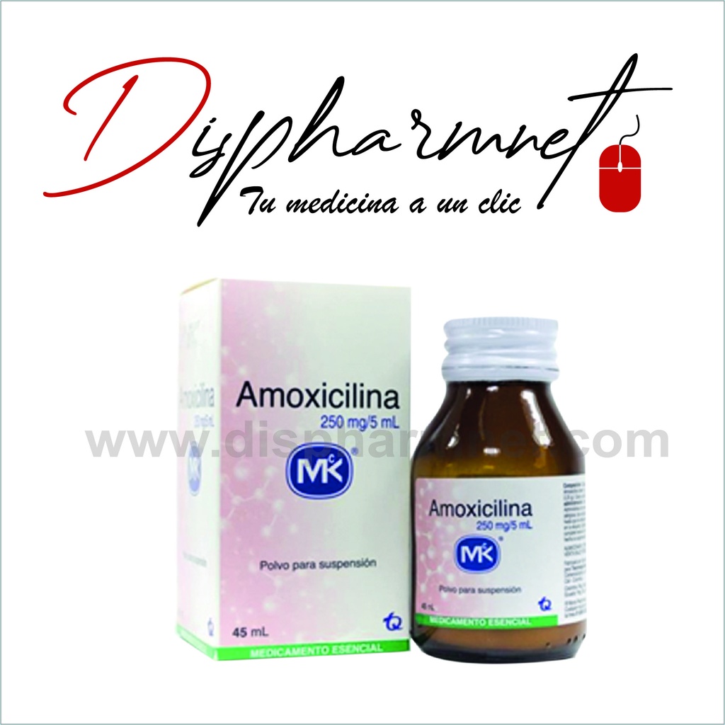 AMOXICILINA SUSPX250MGX5MLX45ML MK