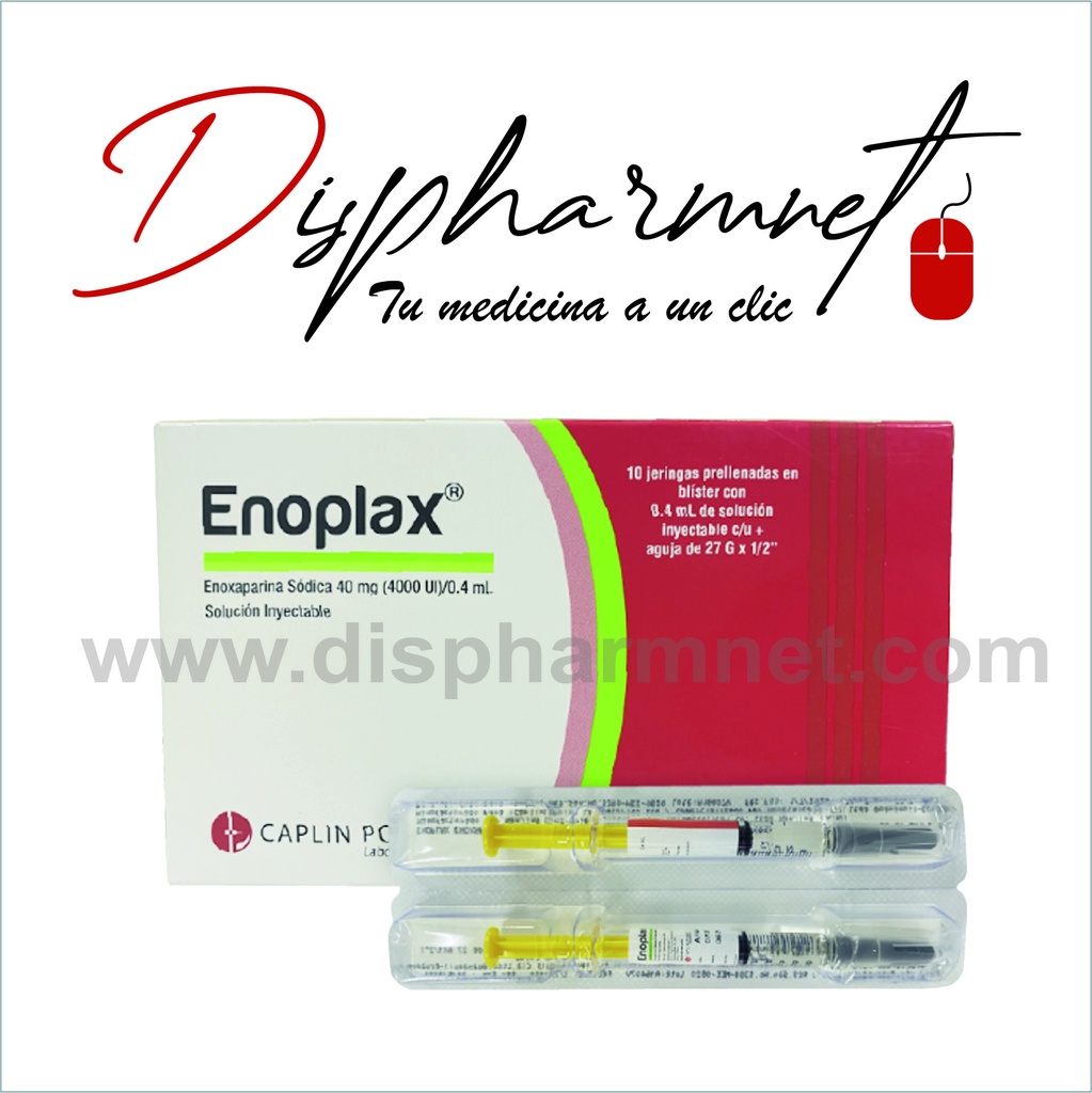 ENOPLAX (ENOXAPARINA SODICA 40 MG) INY X 100