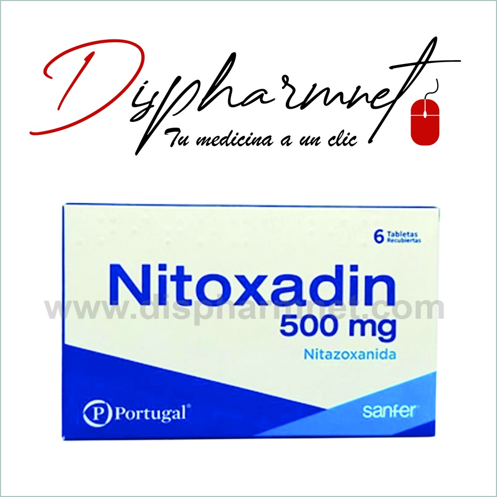NITOXADIN 500MGX6TABS (NITAZOXANIDA)